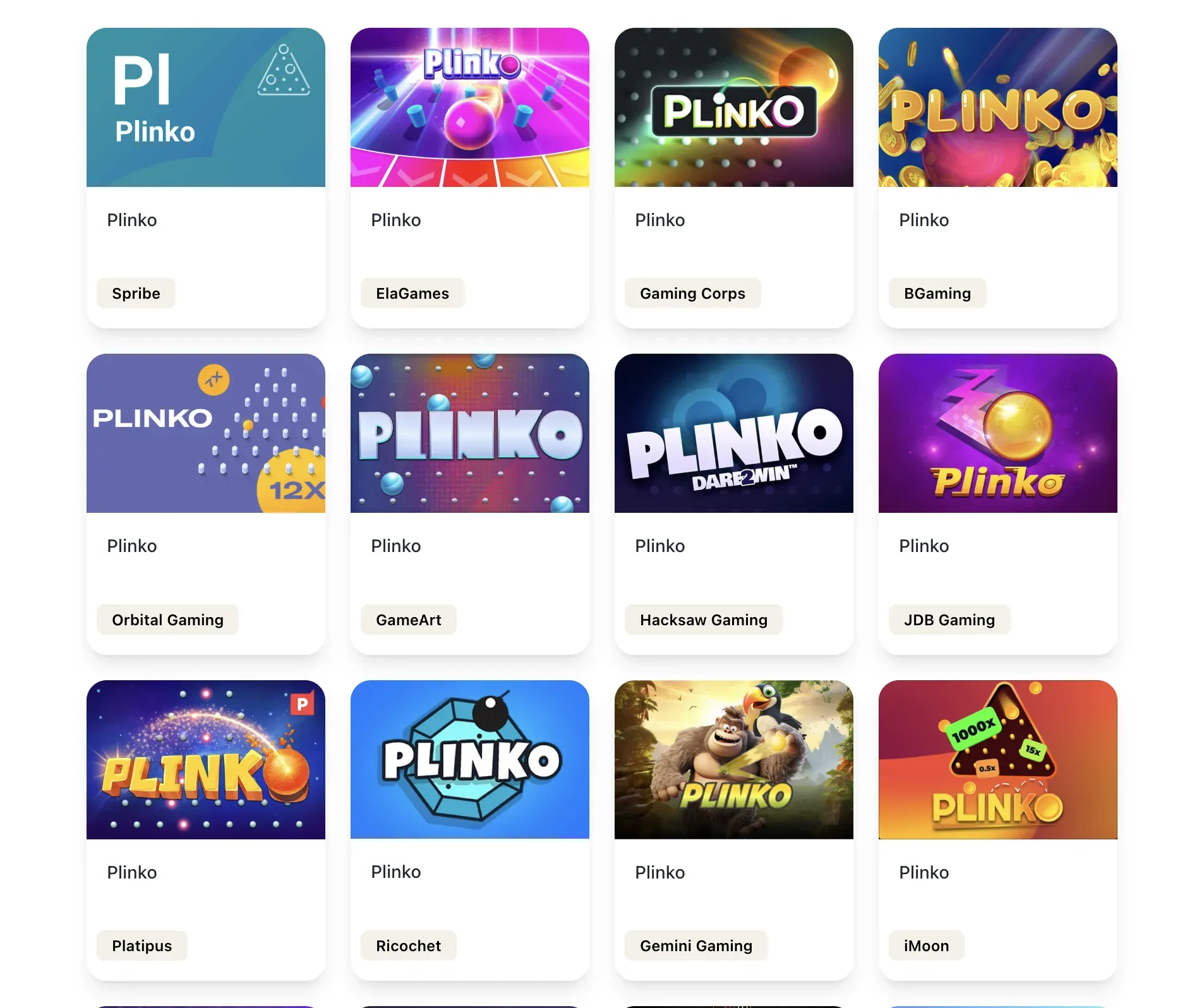 Plinko Game Versions